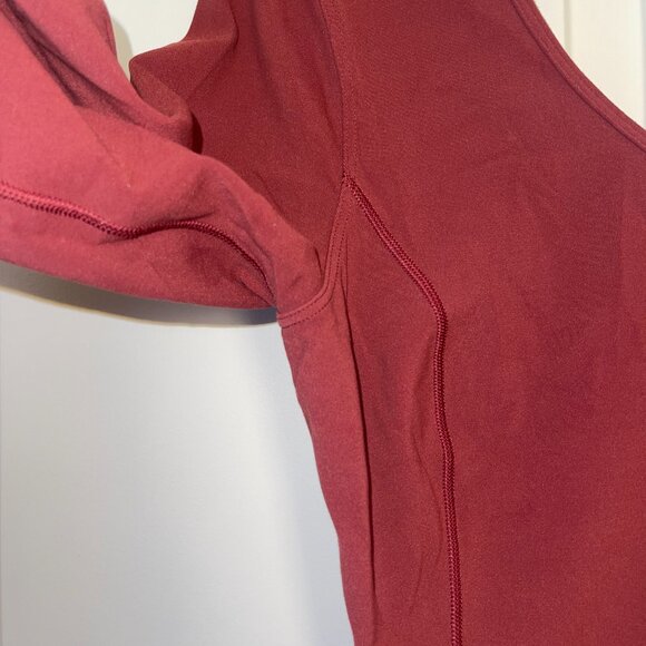 Lululemon Align Long Sleeve Shirt Mulled Wine Size 8 - Picture 3 of 5